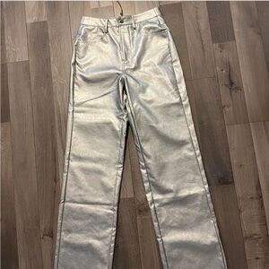 WAYF silver pants